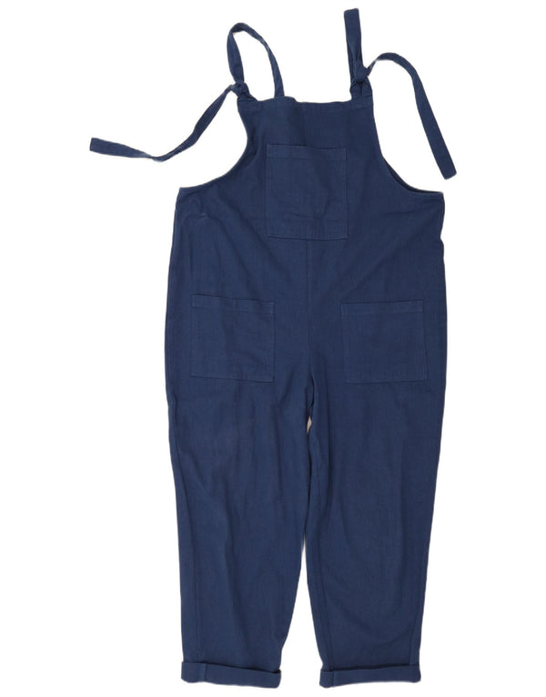 Lucy & Yak Herre tilspidsede Dungarees Bukser Medium Navy Blue