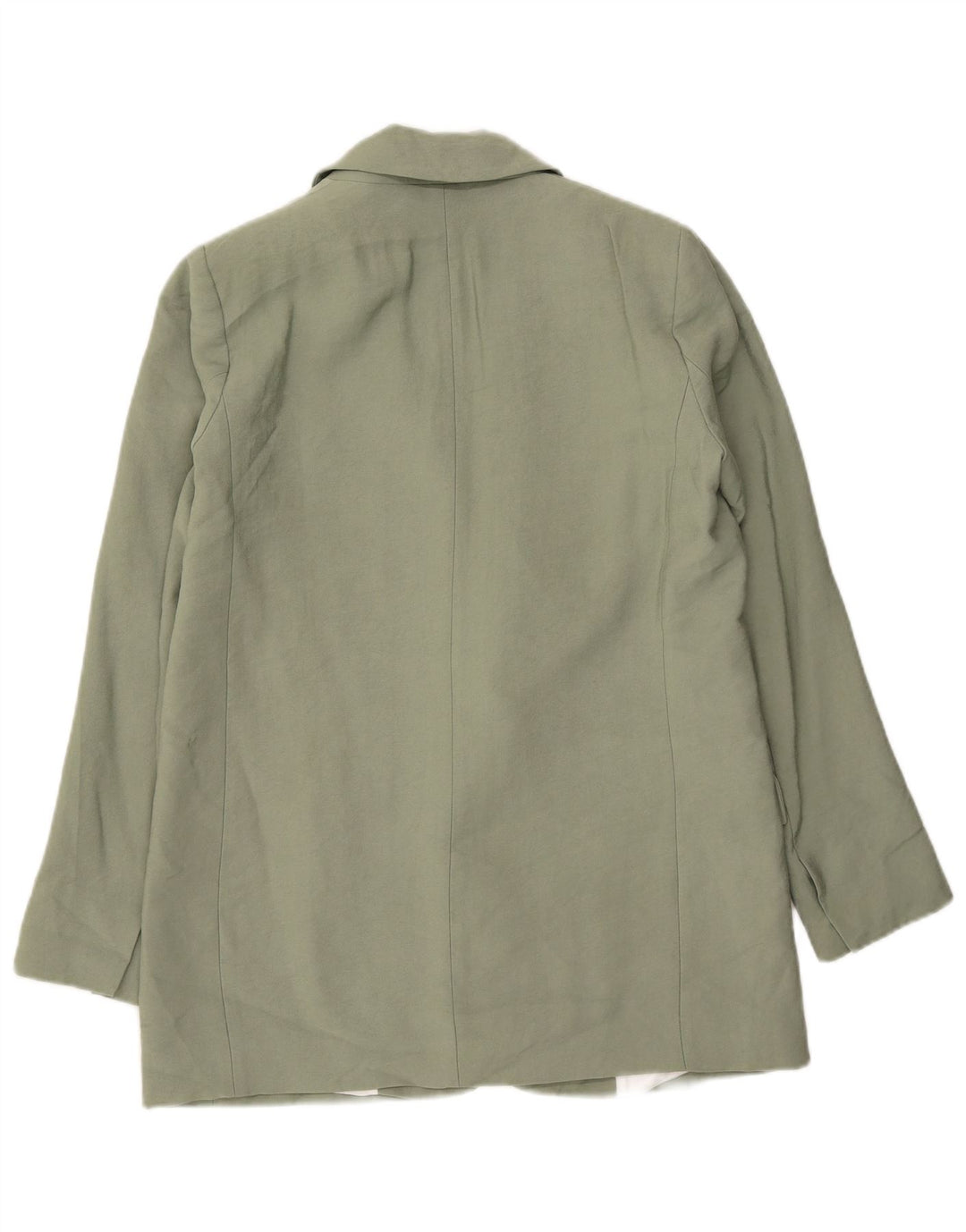 Zara Dame 1 Knap Blazer Jacket UK 10 Lille Grøn