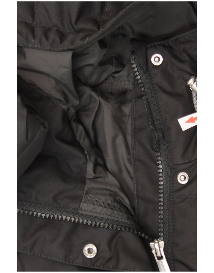 Helly Hansen Dame Hætte Polstret Frakke UK 10 Small Black Polyester