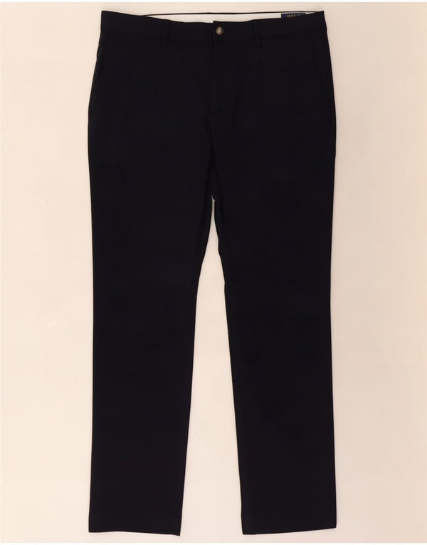 Polo Ralph Lauren Herre Slim Fit Suit Bukser W36 L32 Marineblå Polyester