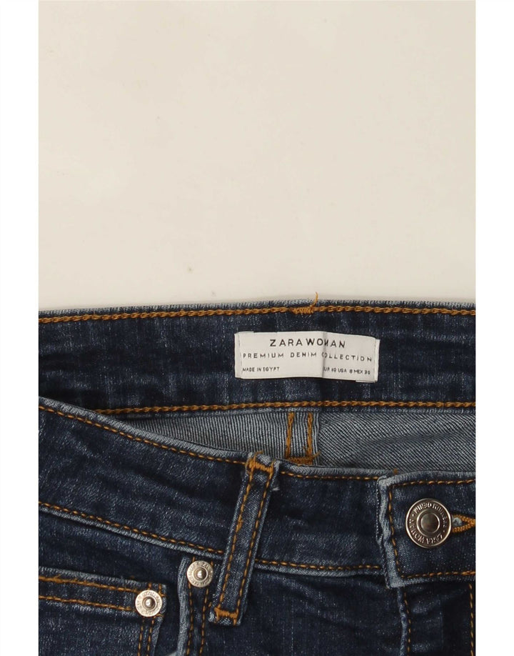 Zara Dame Distressed Skinny Jeans EU 40 Medium W30 L28 Blå