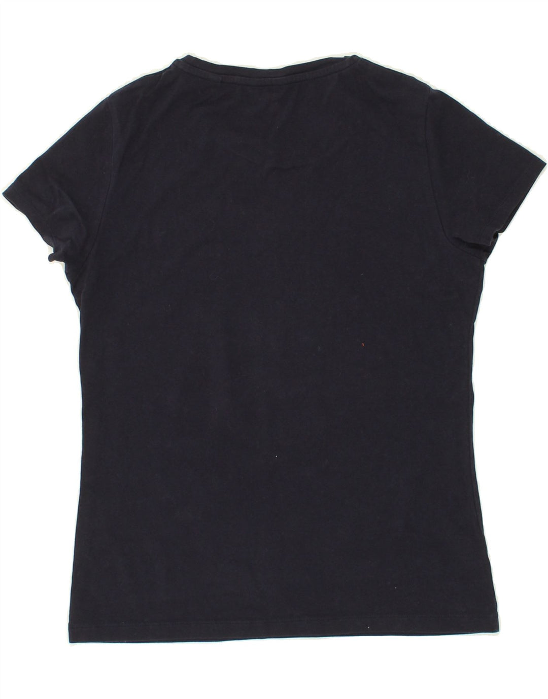 GANT Womens T-Shirt Top UK 10 Small Navy Blue Cotton Vintage Gant and Second-Hand Gant from Messina Hembry 
