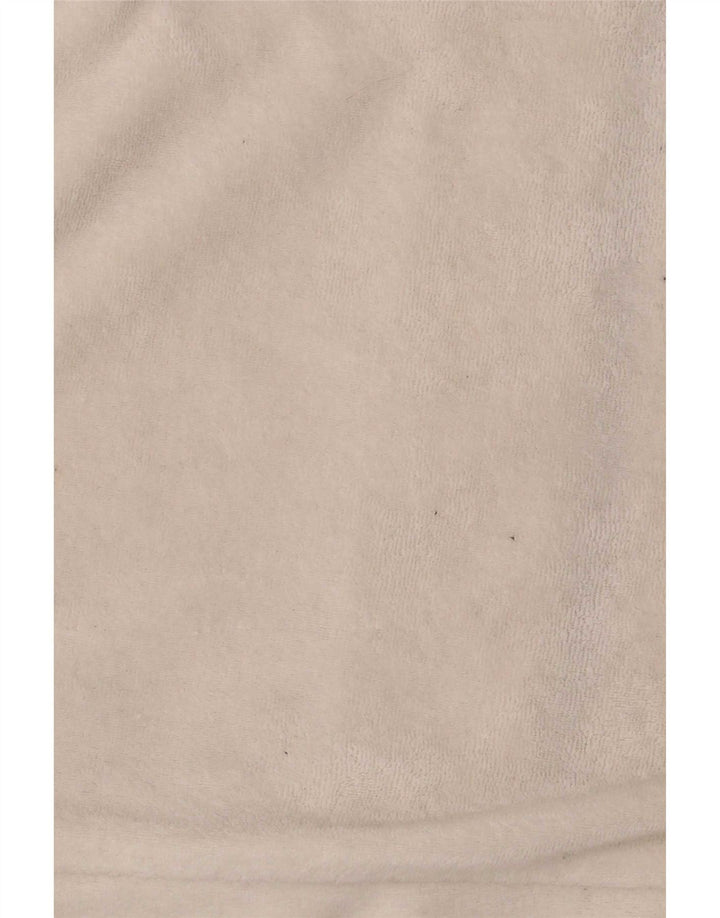 Slam Dame Fleece Oversized Hættetrøje Sweater med lynlås UK 10 Small White Polyester