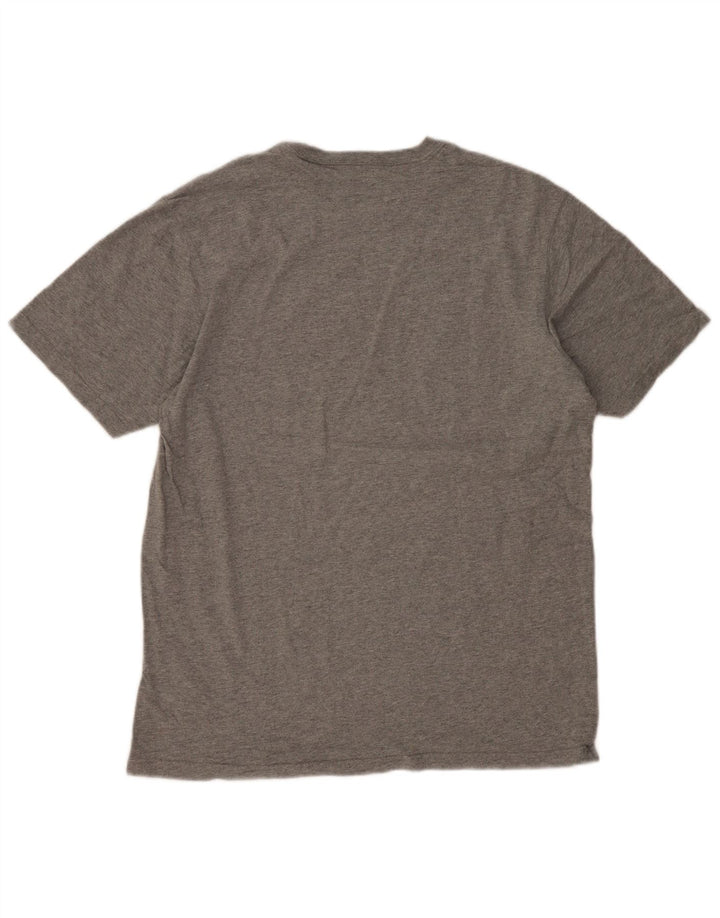 Eddie Bauer Herre høj T-shirt Top Stor Grå Bomuld