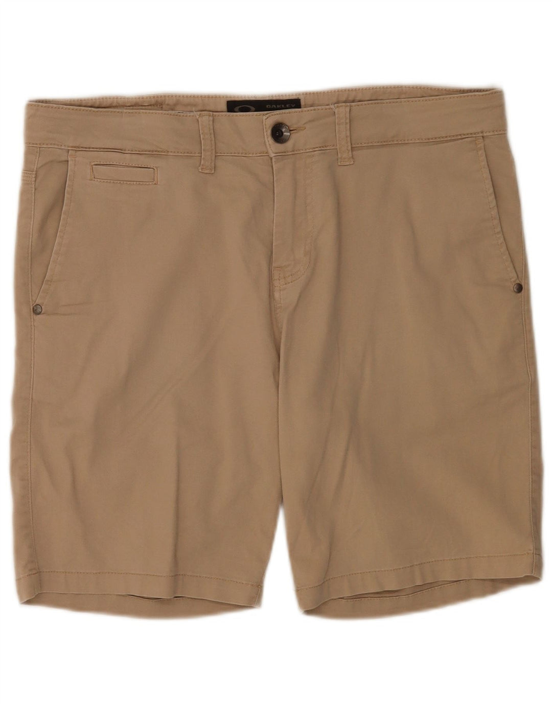 Oakley Herre Chino Shorts W34 Stor Beige Bomuld