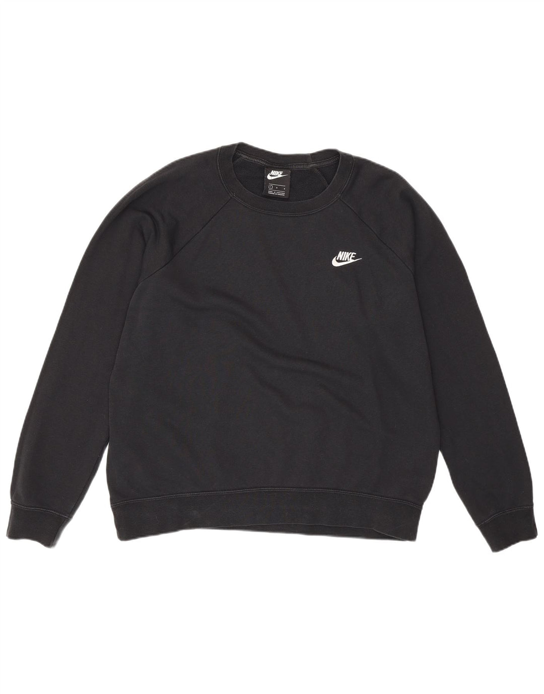 Nike Sweatshirt til mænd, stor sort bomuld