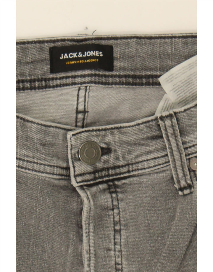 JACK & JONES Womens GLENN Slim Jeans W32 L34  Grey Cotton Vintage Jack & Jones and Second-Hand Jack & Jones from Messina Hembry 