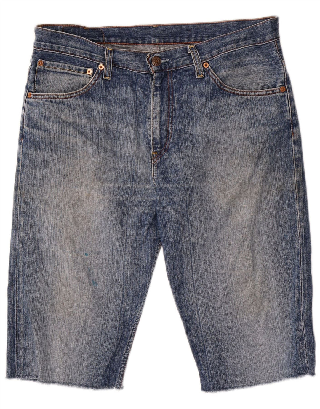 LEVI'S Herre 507 denimshorts W34 Stor blå bomuld