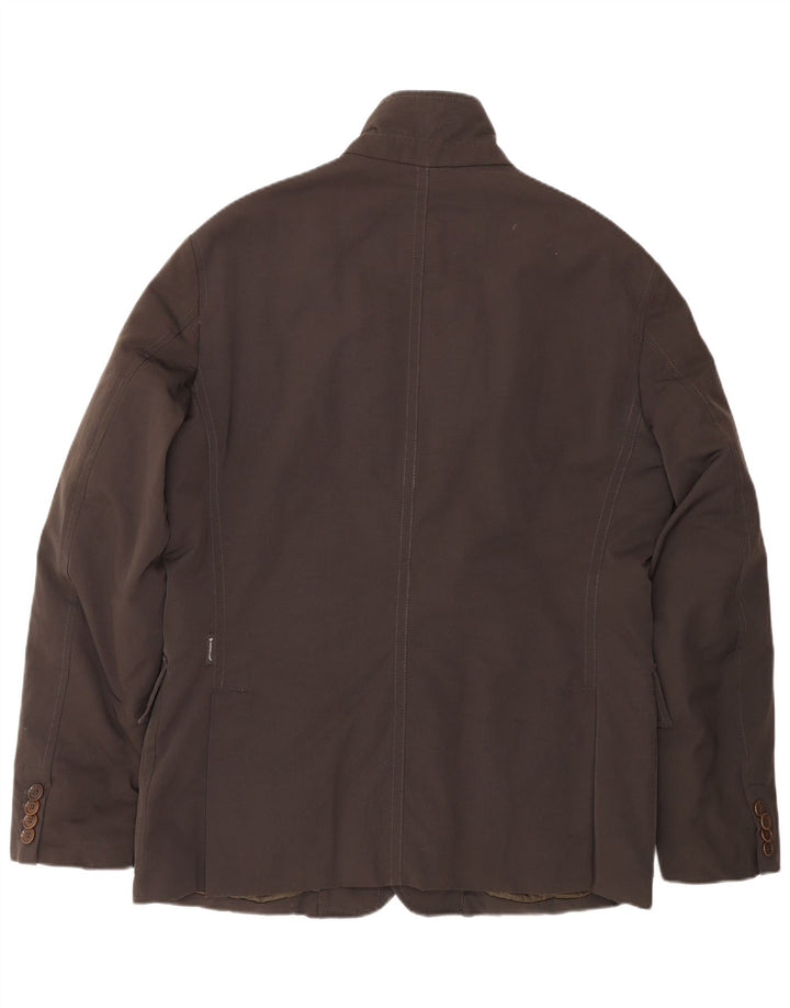 Moncler Herre Polstret Utility Jakke 2XL Brun Polyester