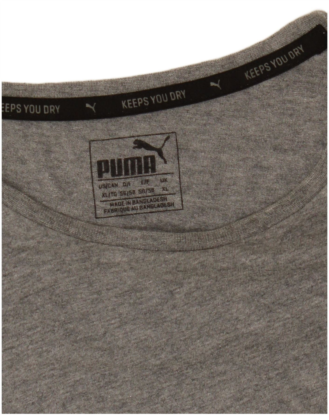 Puma Herre Grafisk T-Shirt Top XL Grå
