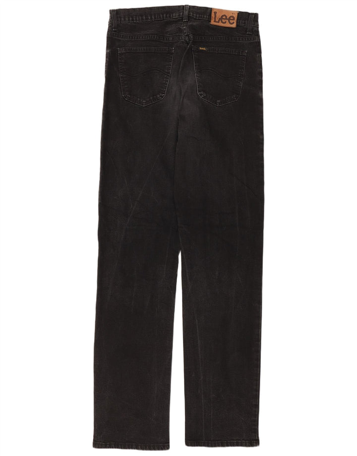 Lee Dame Brooklyn Straight Jeans W34 L36 Sort Bomuld
