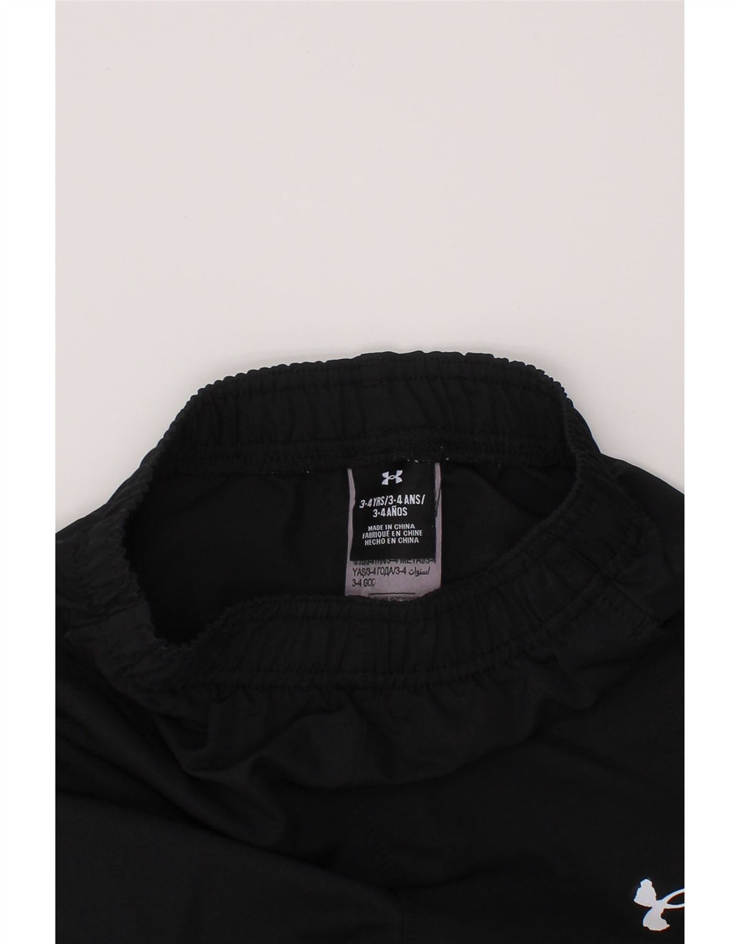 UNDER ARMOUR Drenge Grafisk træningsdragt Bukser Joggers 3-4 år Sort