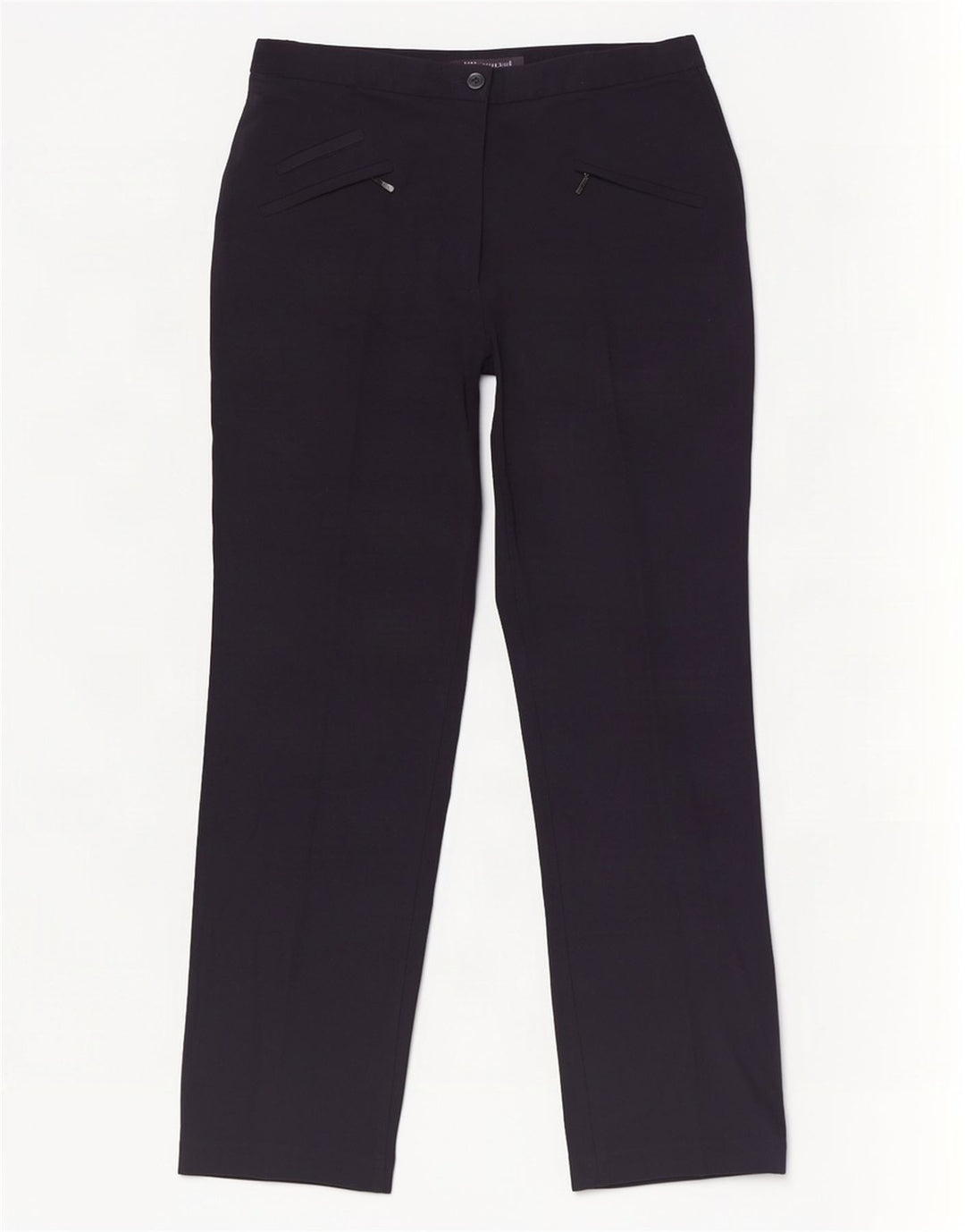 Marks & Spencer Dame Casual Bukser UK 12 Medium W30 L28 Navy Blue