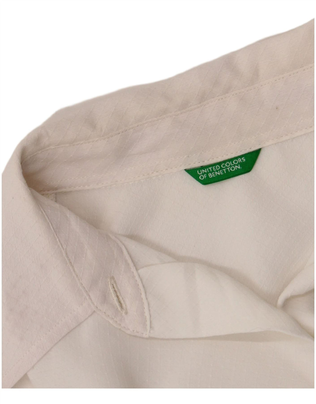 Benetton Dameskjorte UK 12 Medium White