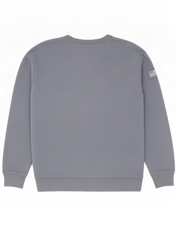 Hollister Mens Graphic Sweatshirt Jumper Small Blue Cotton