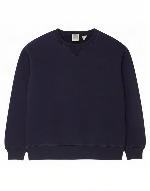 Gap Herre Sweatshirt Jumper Stor Marineblå Bomuld