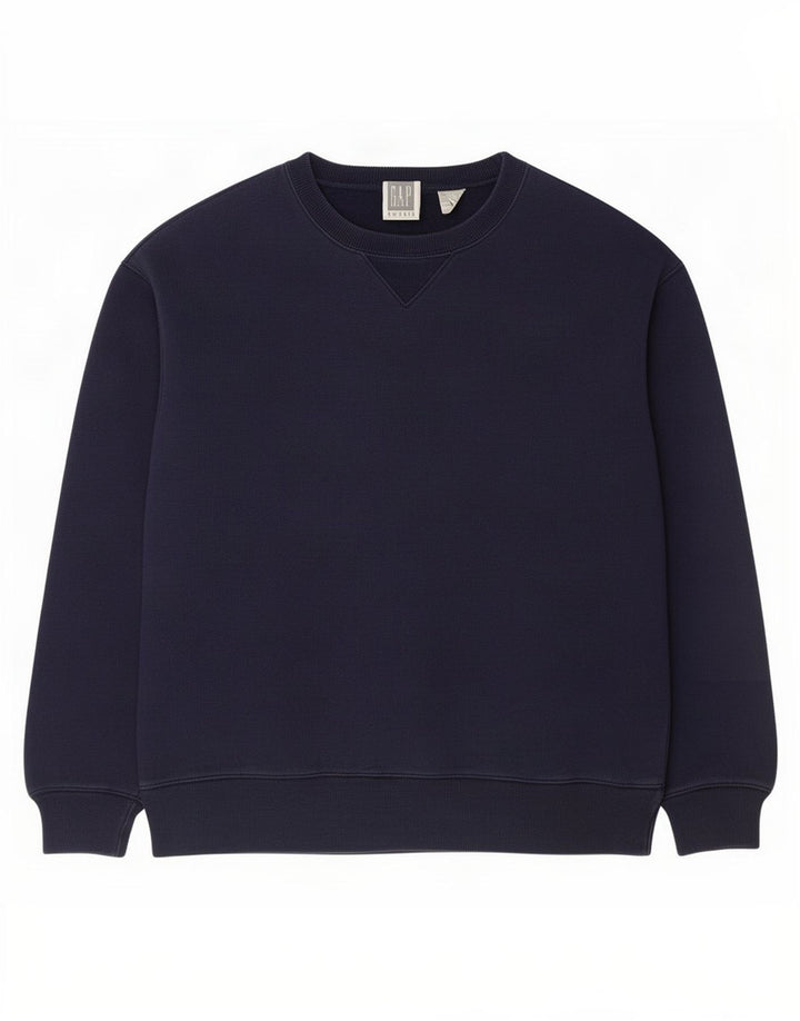 Gap Herre Sweatshirt Jumper Stor Marineblå Bomuld