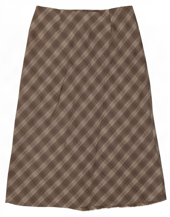Elizabeth Ascot Dame A-Line nederdel Medium W30 Grå ternet