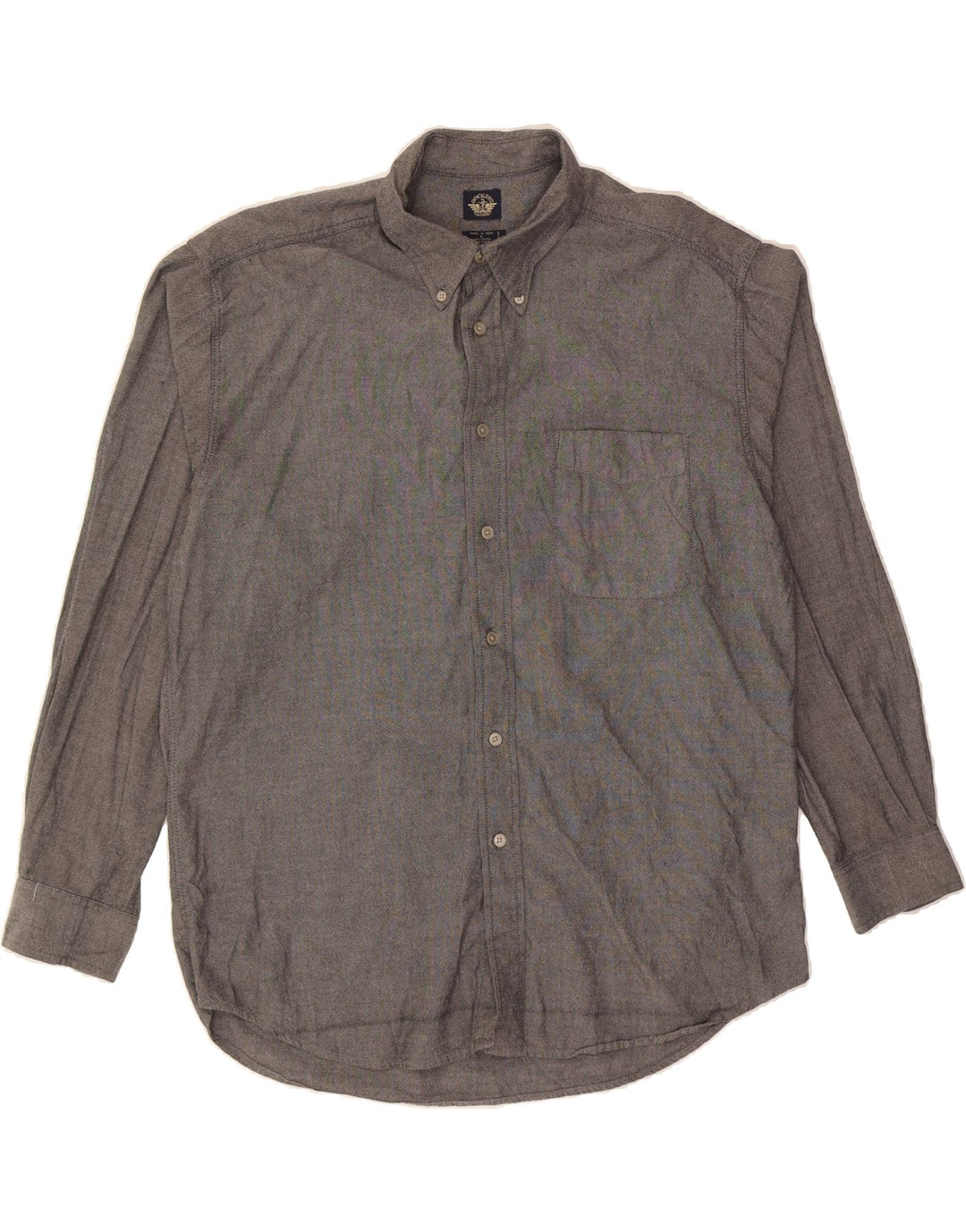 DOCKERS Mens Shirt Large Grey Cotton Vintage Dockers and Second-Hand Dockers from Messina Hembry 