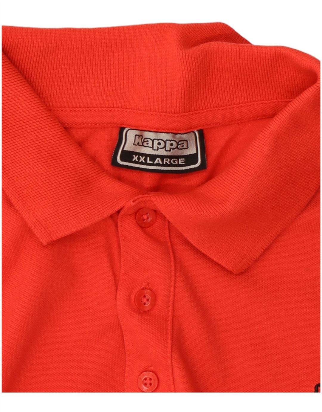 Kappa herre poloshirt 2XL rød bomuld