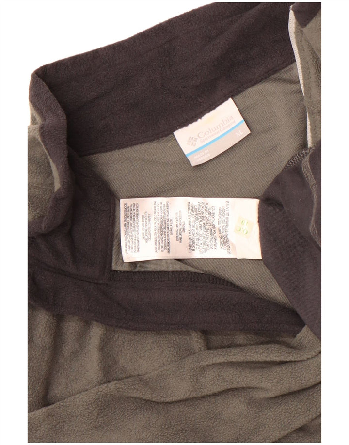 Columbia Herre lynlås-hals Fleece Jumper XL Grå Colourblock Polyester