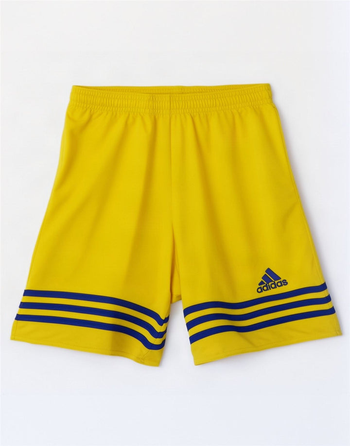 Adidas Herre Climalite Sport Shorts Små Gul Polyester