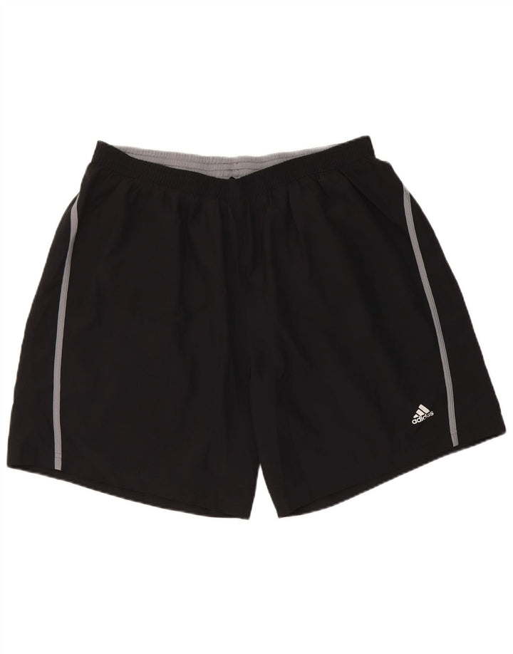 Adidas Sportsshorts til mænd, store sorte polyester