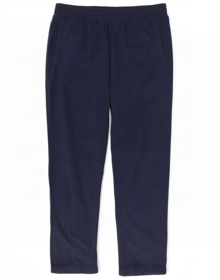 Marks & Spencer Herre fleece træningsdragt Bukser Large Navy Blue Polyester