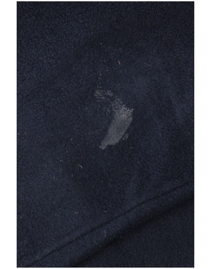 Kappa herre lynlås hals fleece jumper stor marineblå polyester