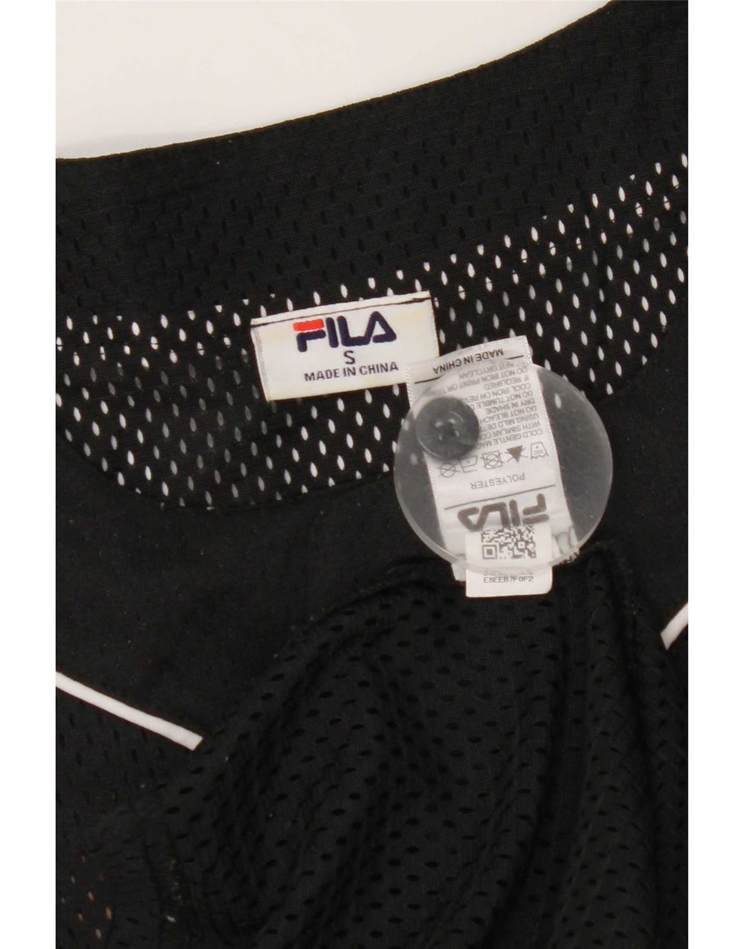 Fila Herre grafisk trøje Top Lille Sort Colourblock Polyester