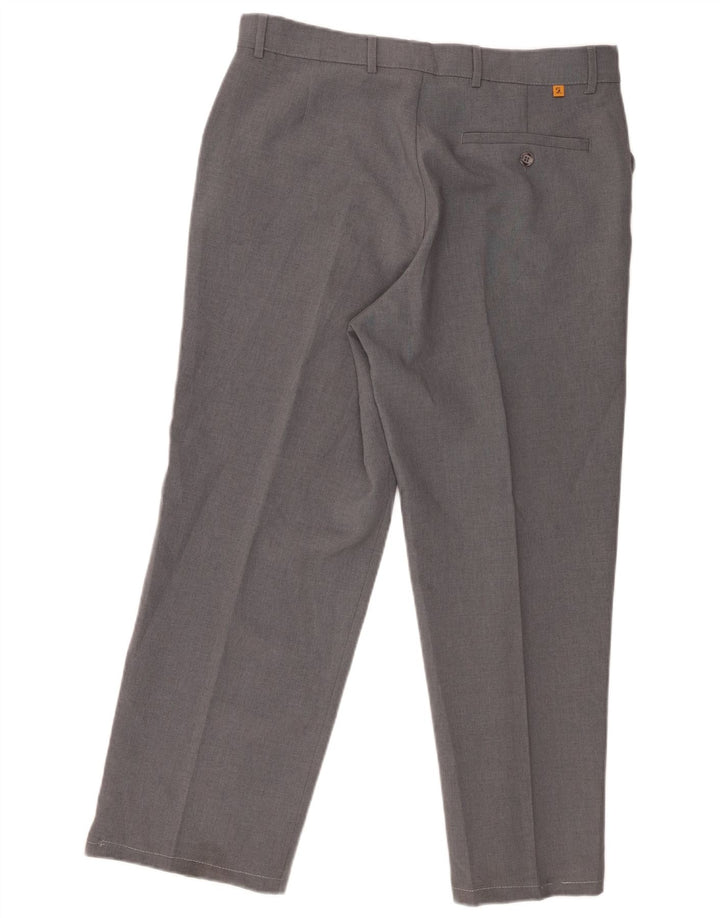 Farah Straight Casual Bukser til mænd W34 L27 Grå polyester