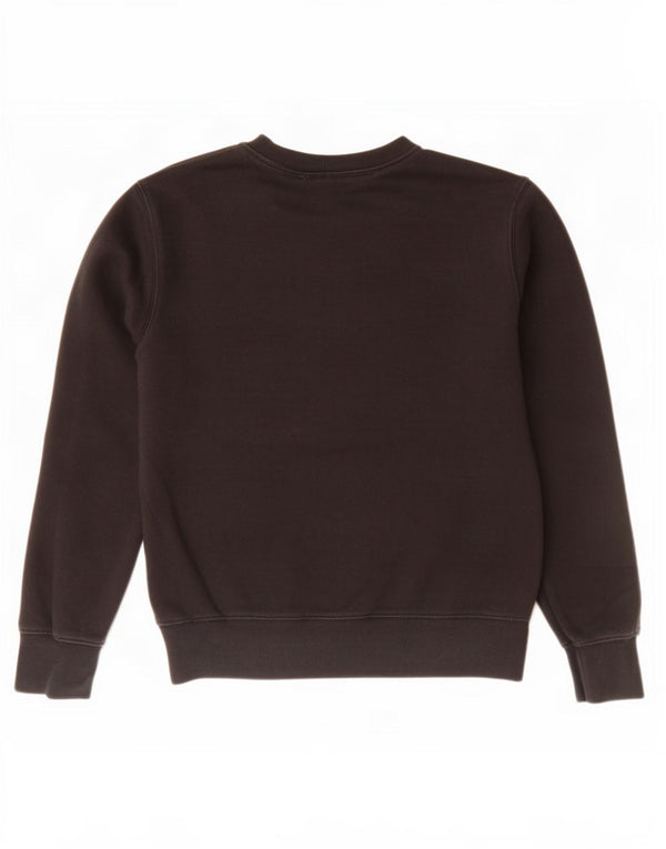 New Balance Dame Oversized Sweatshirt Jumper UK 10 Small Black Bomuld
