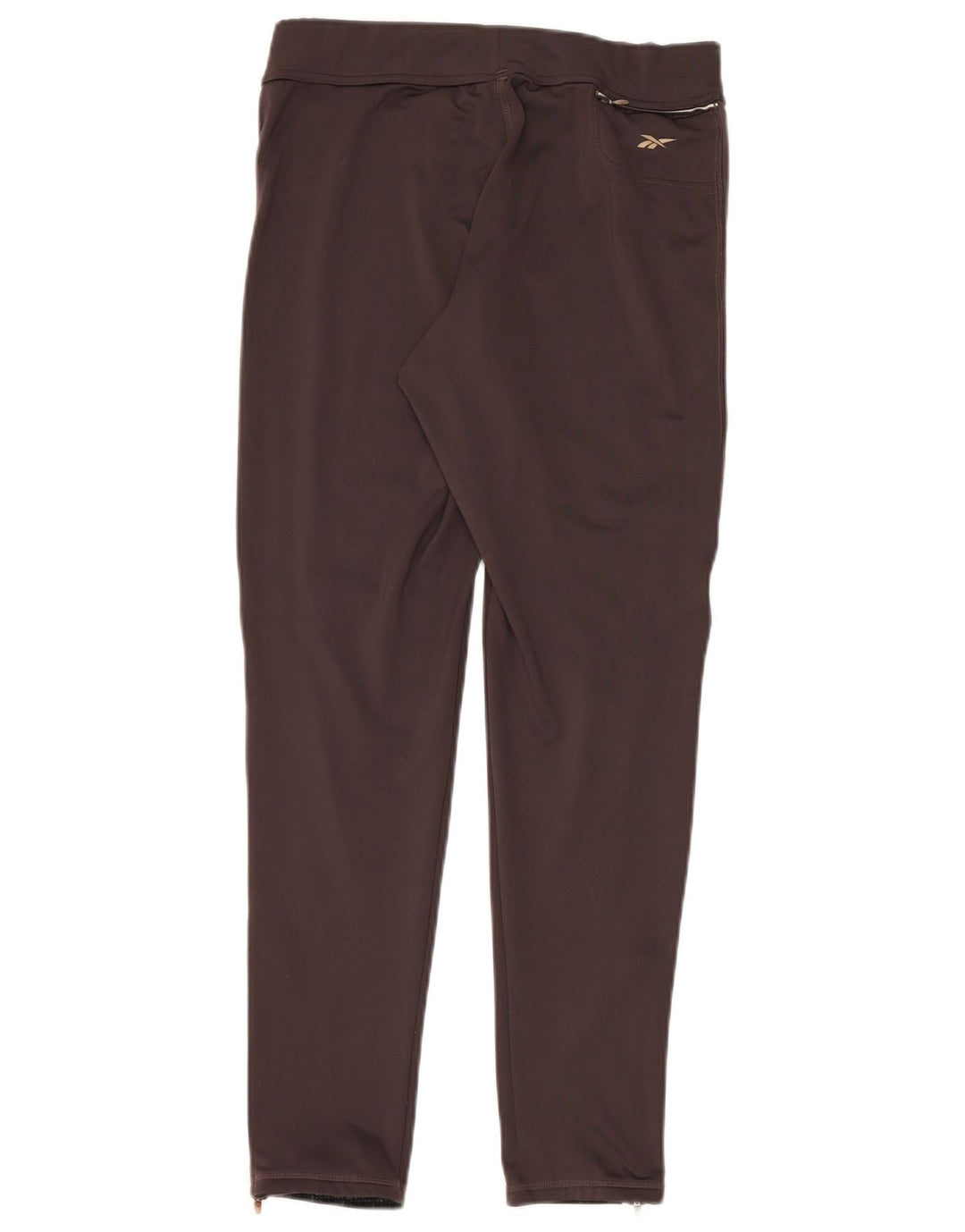 Reebok Womens Leggings UK 16 Large Brown Polyester