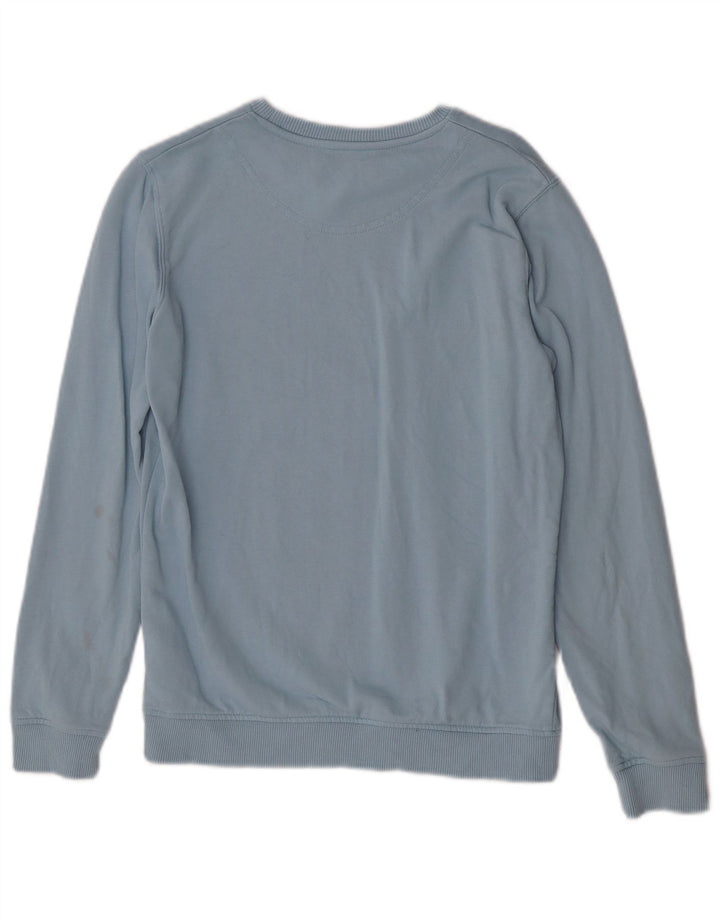 Lyle & Scott Boys Grafisk Sweatshirt Jumper 12-13 år Blå Bomuld