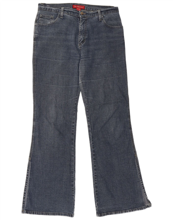 Ben Sherman Dame Bootcut Jeans W32 L32 Blå Bomuld