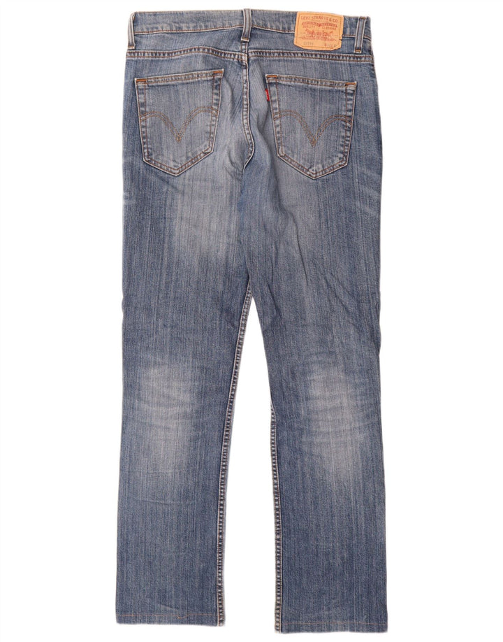 Levi's Slim Jeans til mænd W32 L30 blå bomuld