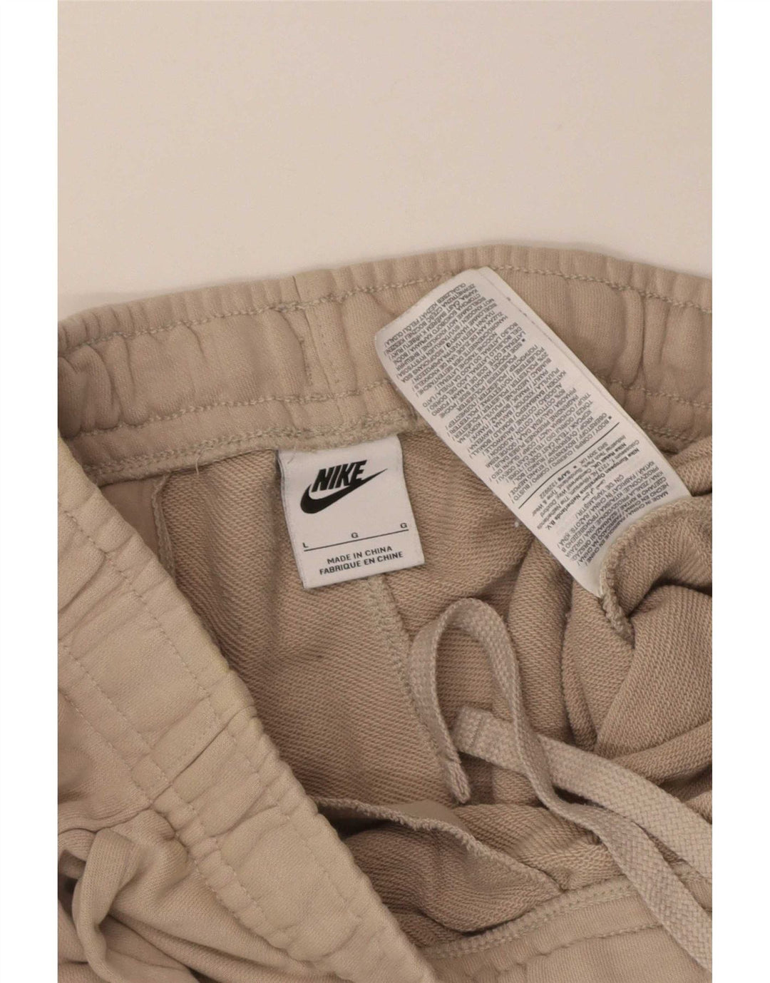 Nike Træningsdragt bukser til mænd Joggers Large Beige Bomuld
