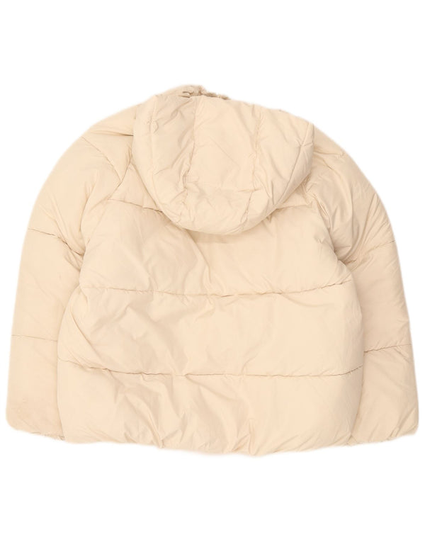 Zara Polstret hættejakke til piger 11-12 år Beige polyester