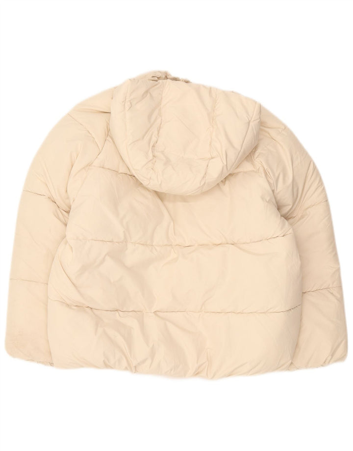 Zara Polstret hættejakke til piger 11-12 år Beige polyester
