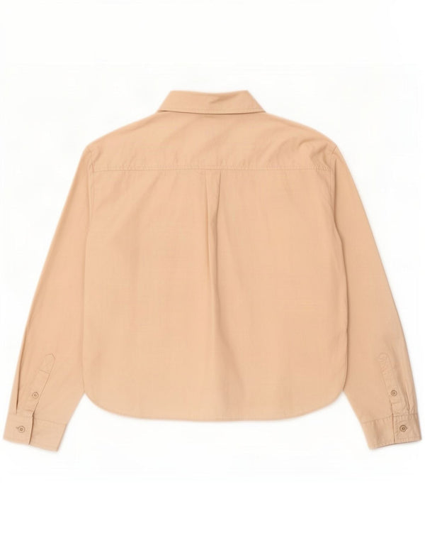 Zara Dameskjorte UK 14 Medium Beige Bomuld