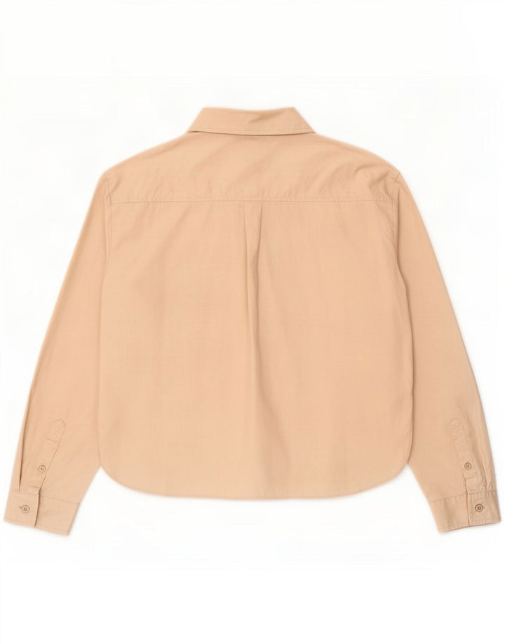 Zara Dameskjorte UK 14 Medium Beige Bomuld