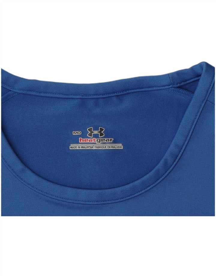 Under Armour Womens Heat Gear Grafisk Vest Top UK 14 Medium Blue