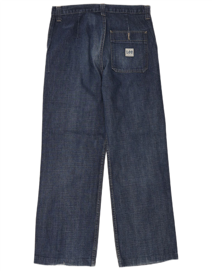 LEE Straight Jeans til mænd W31 L30 Blå Bomuld