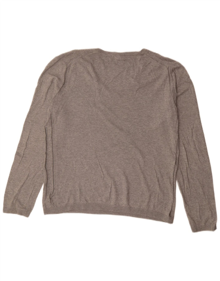 Gap Herre V-hals sweater Stor Grå Bomuld