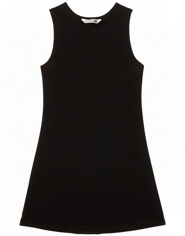New Penny Womens Sleeveless A-Line Dress UK 12 Medium Black Viscose