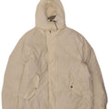 Invicta Herre Hætte Loose Fit Polstret Jakke UK 36 Small White Polyester