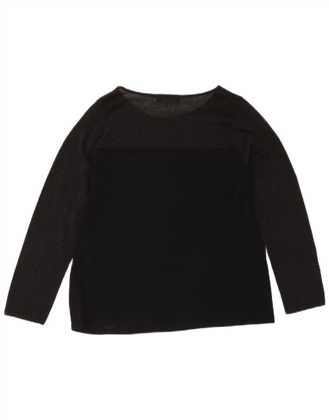 Marks & Spencer Dametop Langærmet UK 18 XL Sort Viscose