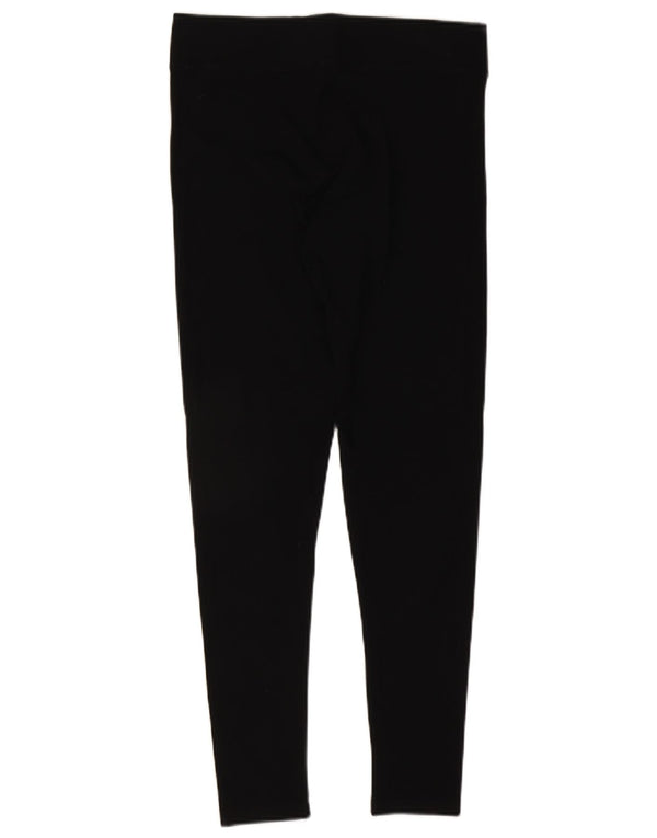 Marks & Spencer Dame Leggings UK 12 Medium Sort Bomuld