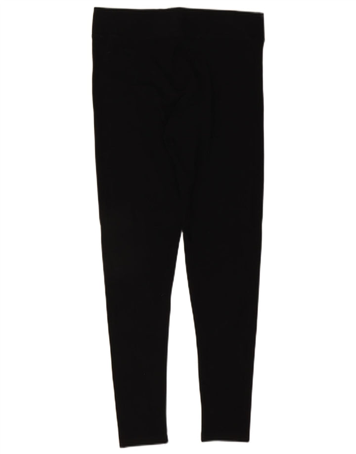 Marks & Spencer Dame Leggings UK 12 Medium Sort Bomuld