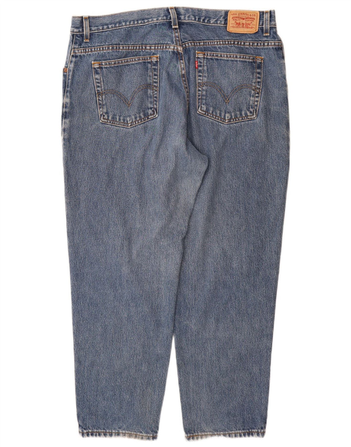 LEVI'S Womens 550 Højtaljede tilspidsede jeans US 18 2XL W36 L29 Blå